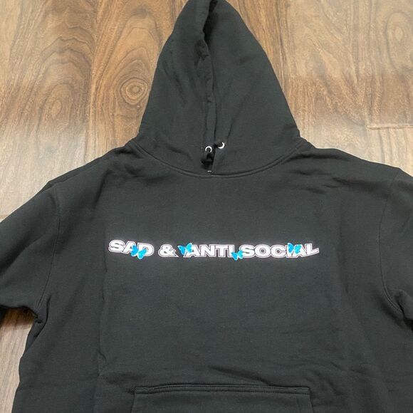 Anti Social Social Club Other - Anti Social Social Club “Sad and Anti Social” Black Hoodie